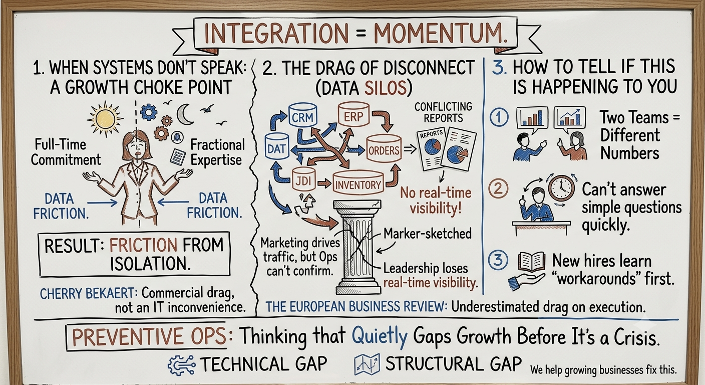Why Growth Slows When Systems Don't Speak to Each Other